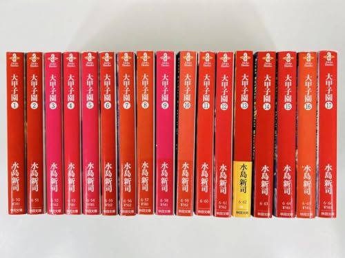 漫画コミック文庫大甲子園 1-17巻・全巻完結セット水島新司秋田文庫②